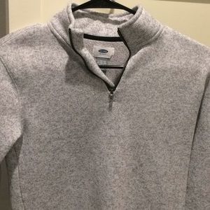 Old Navy fleece neck zipper sweater